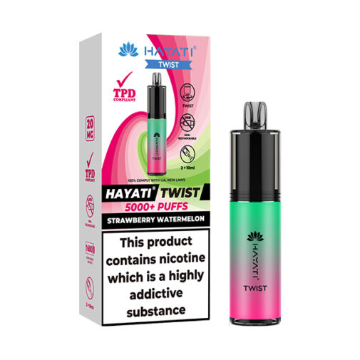 Strawberry Watermelon by Hayati Twist 5000 Disposable Vape | 5000 Puff