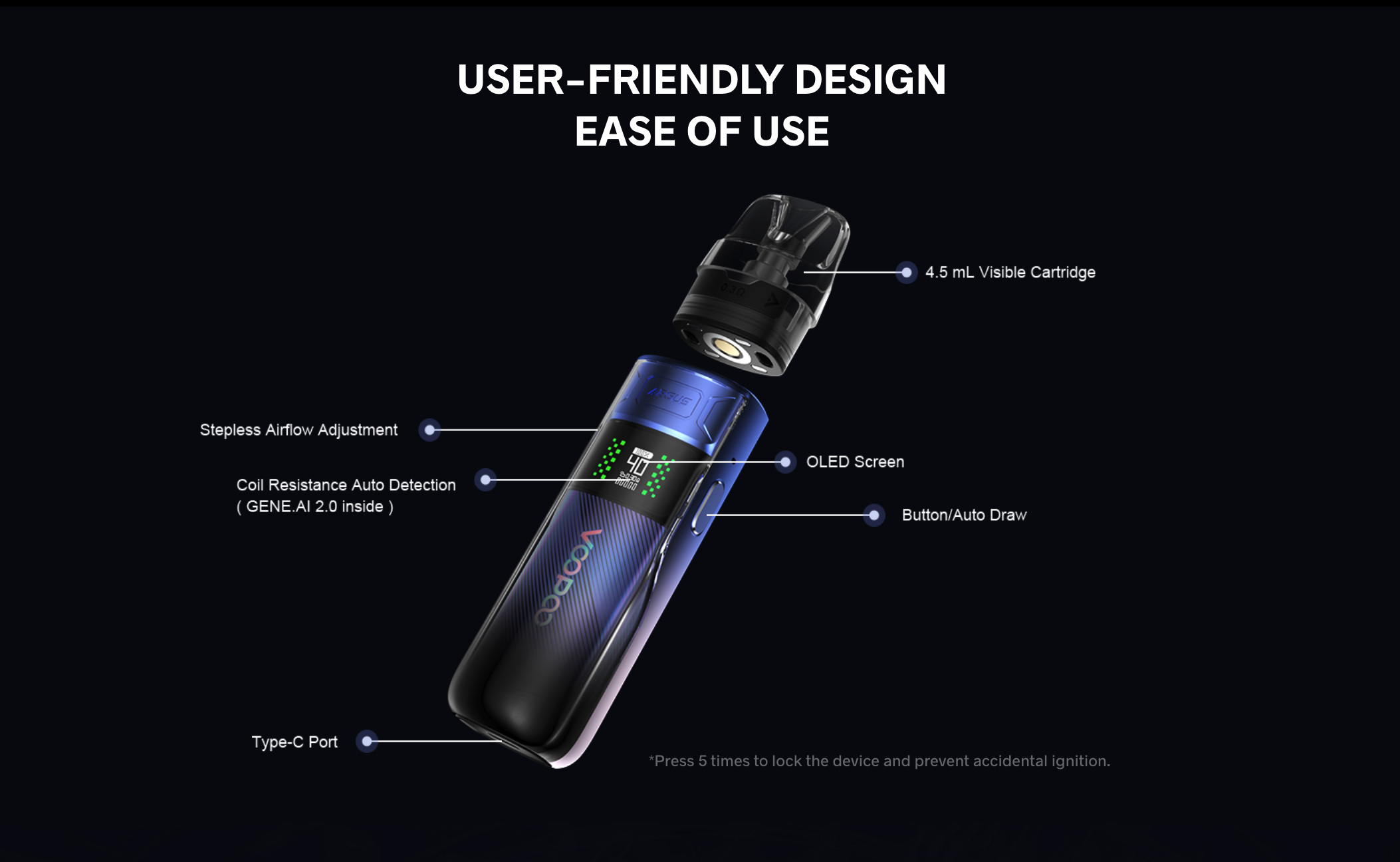 Voopoo Argus E40 Pod Kit Banner10