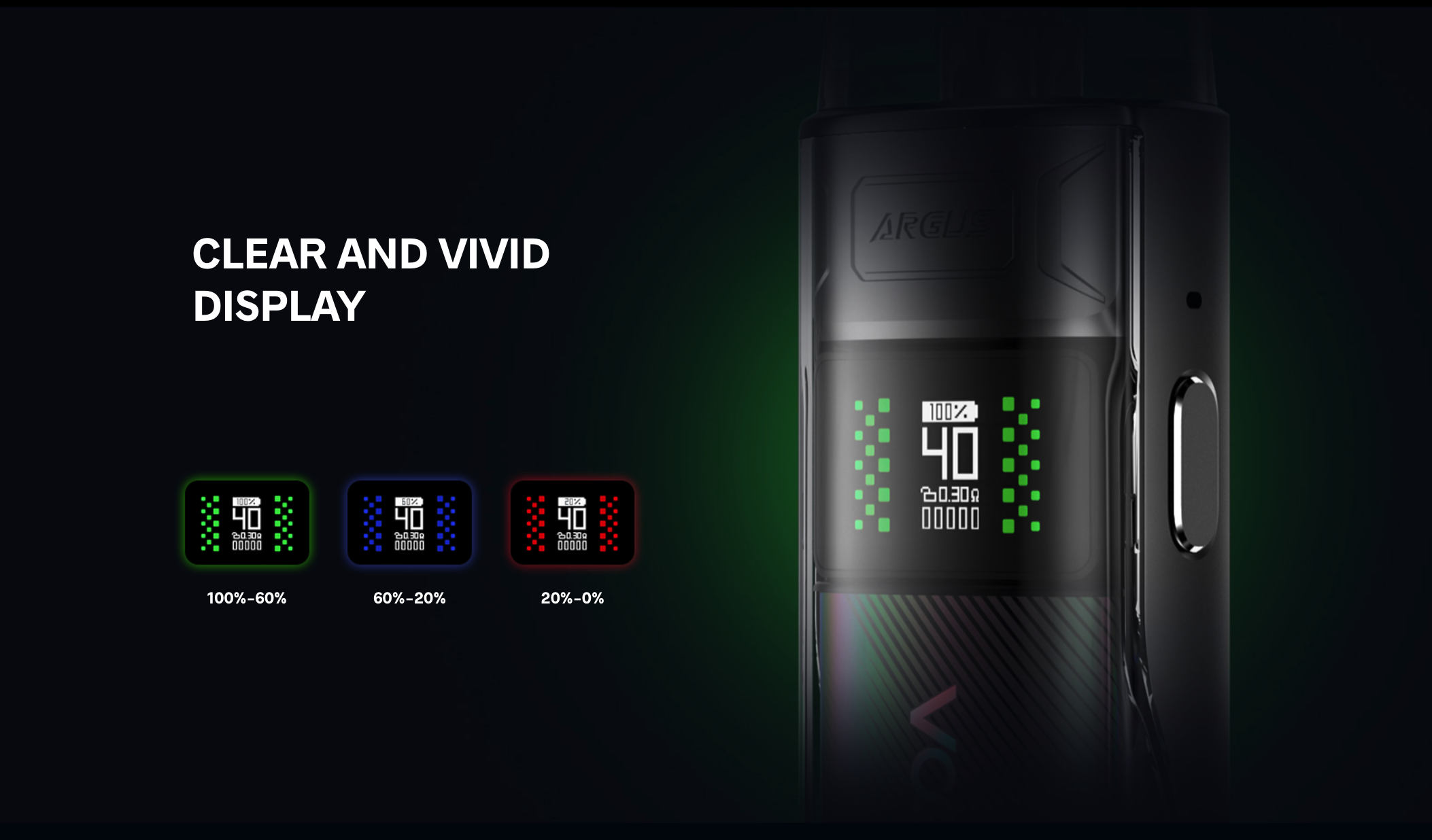 Voopoo Argus E40 Pod Kit Banner8