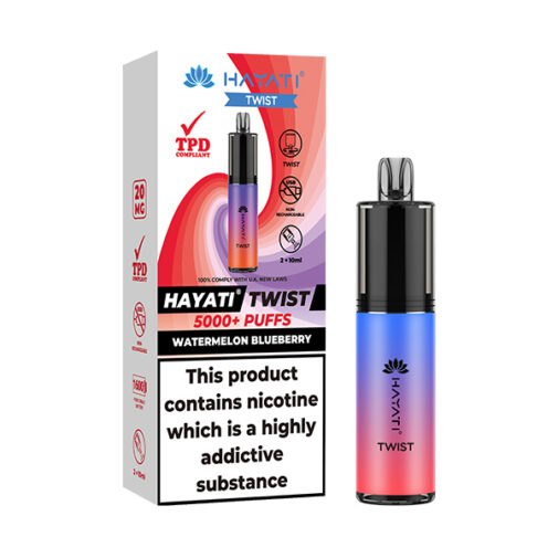 Watermelon Blueberry by Hayati Twist 5000 Disposable Vape | 5000 Puff