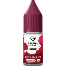 Red Apple Ice By Crystal Clear Bar Salt 10ml