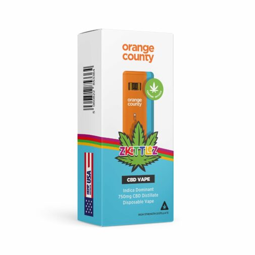 Zkittlez Box Orange County CBD 1000 Puff Disposable