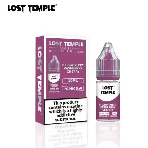 Strawberry Raspberry Cherry by Lost Temple Nicotine Salt 10ml