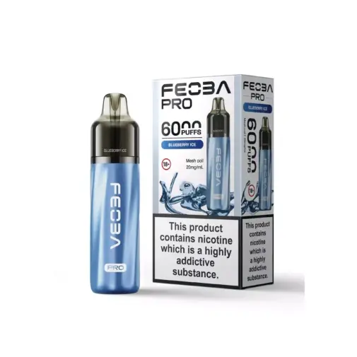 Blueberry Ice by Feoba Pro 6000 Disposable Vape | 6000 Puff