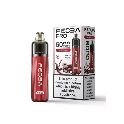 Cherry Ice by Feoba Pro 6000 Disposable Vape | 6000 Puff