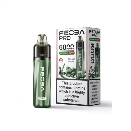 Watermelon Cherry by Feoba Pro 6000 Disposable Vape | 6000 Puff