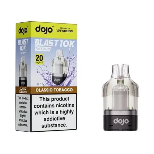 Classic Tobacco by Dojo Blast 10K Prefilled Pod | 10'000 Puff