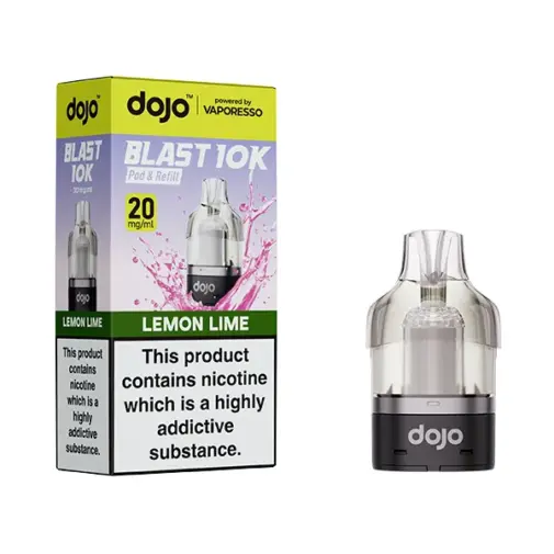 Lemon Lime by Dojo Blast 10K Prefilled Pod | 10'000 Puff