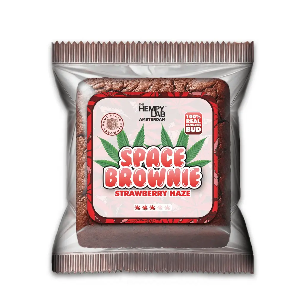 Space Brownie Strawberry Haze by The Hempy Lab | CBD Edibles
