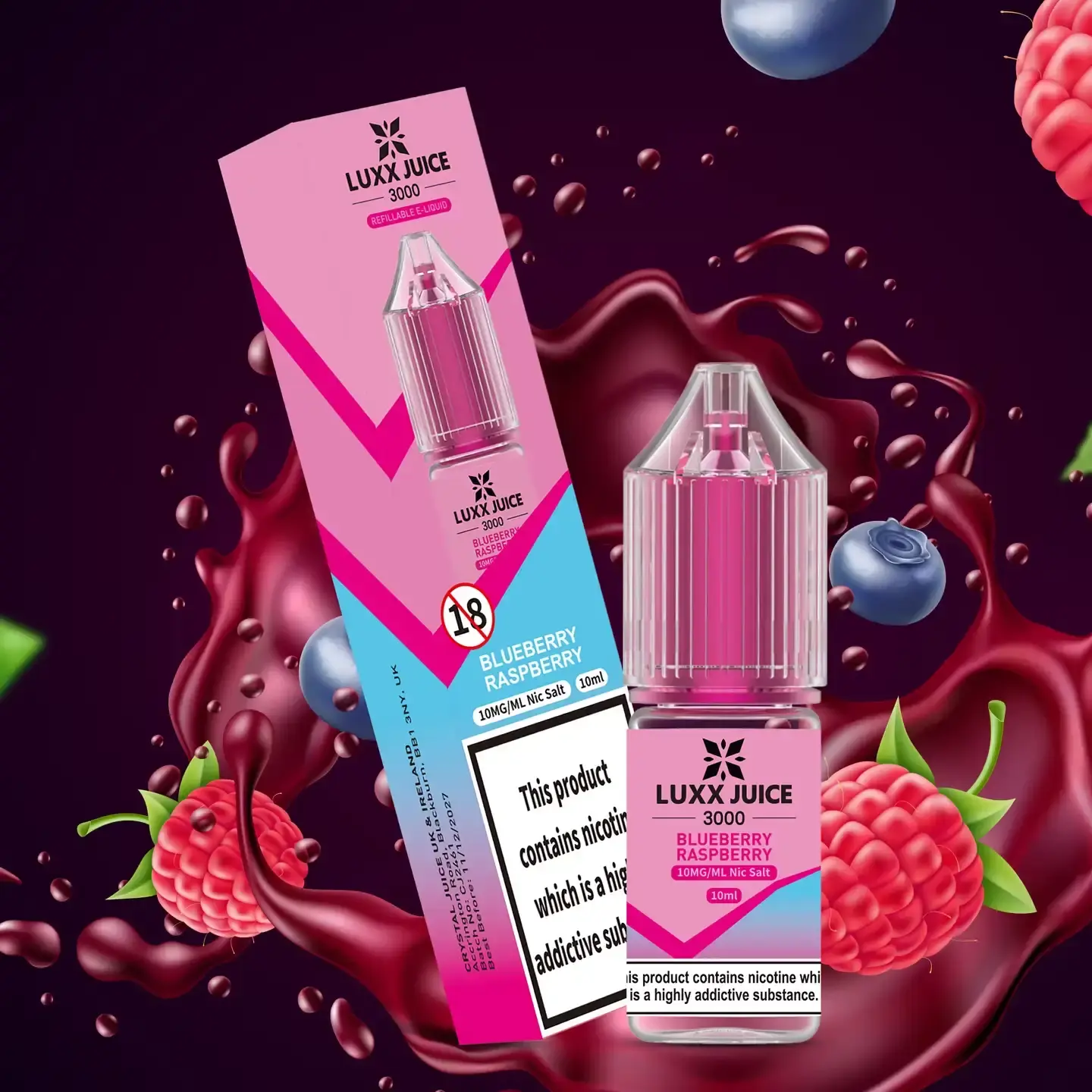 Luxx Juice 3000 Blueberry Raspberry