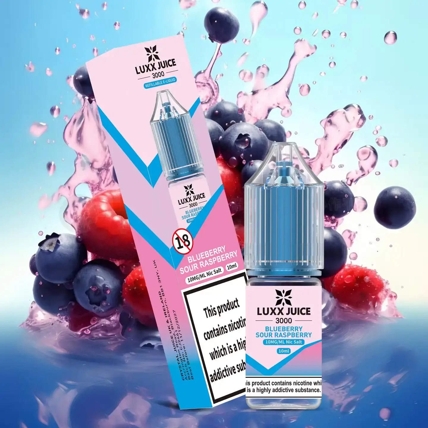 Luxx Juice 3000 Blueberry Sour Raspberry