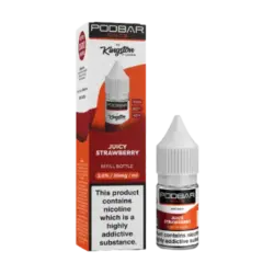 Juicy Strawberry PodBar Salts by Kingston 10ml
