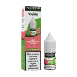 Kiwi Passionfruit Guava PodBar Salts by Kingston 10ml