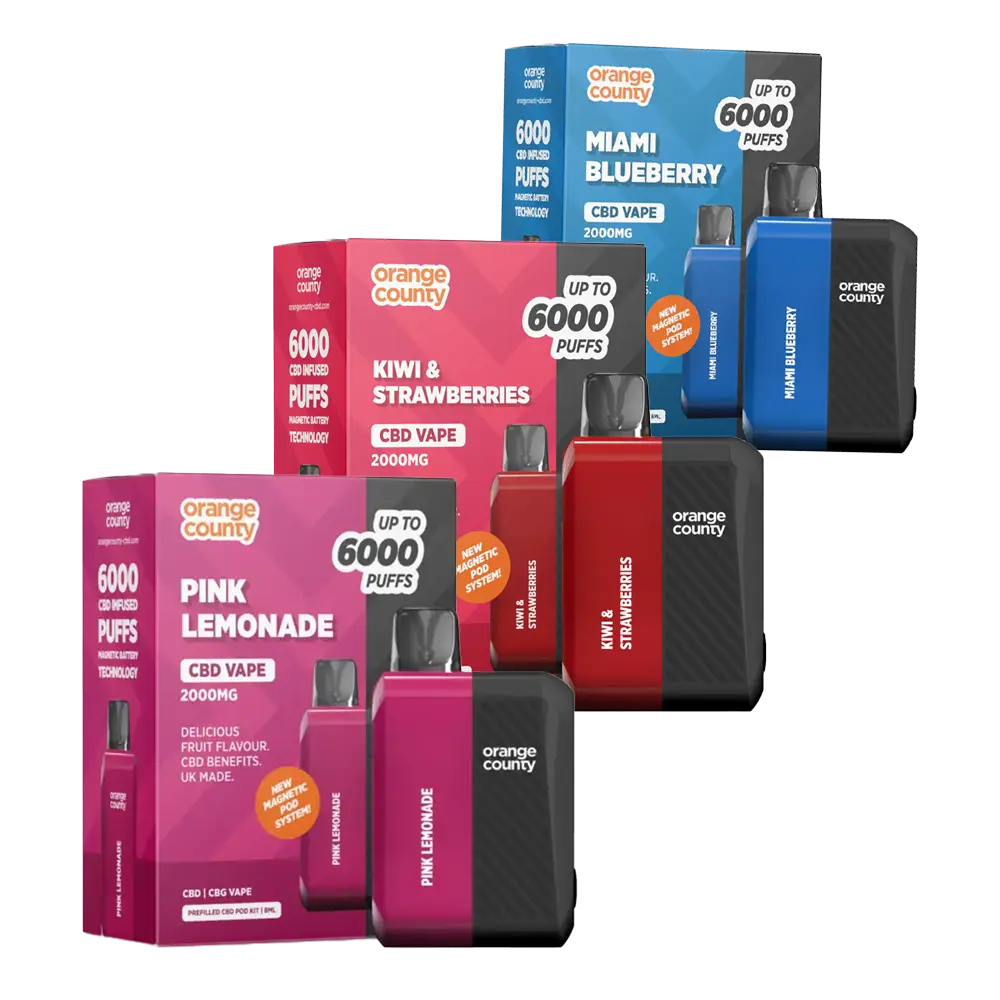 2000mg Orange County CBD Vape Kit