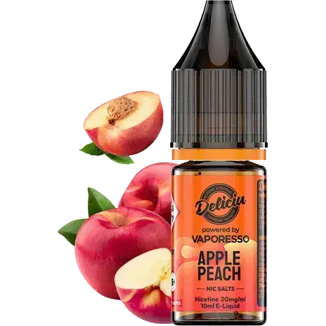 Apple Peach by DELICIU Nic Salt 10ml Updated