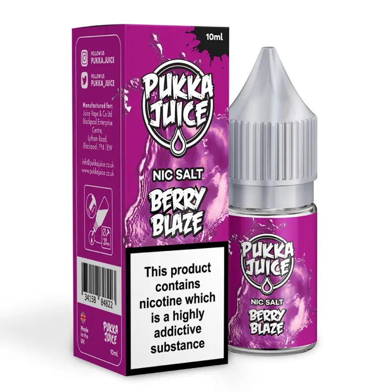 Berry Blaze by Pukka Salts