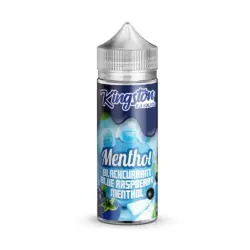 Blackcurrant Blue Raspberry Menthol by Kingston Eliquids | 100ml Shortfill