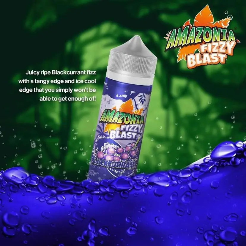Blackcurrant by Amazonia Fizzy Blast | 100ml Shortfill