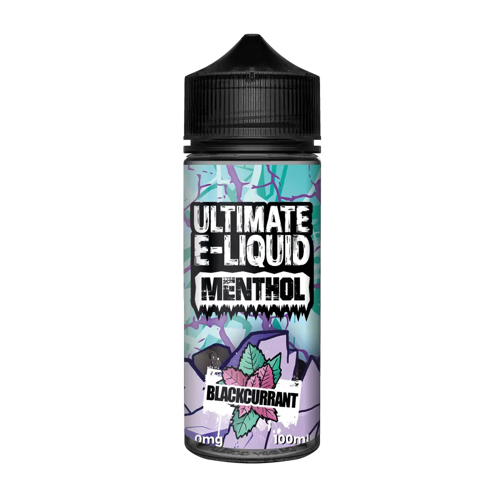 Blackcurrant by Ultimate E-Liquid Menthol | 100ml Shortfill