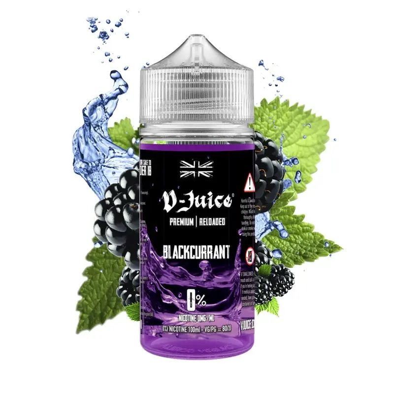Blackcurrant by V-Juice 100ml Shortfill