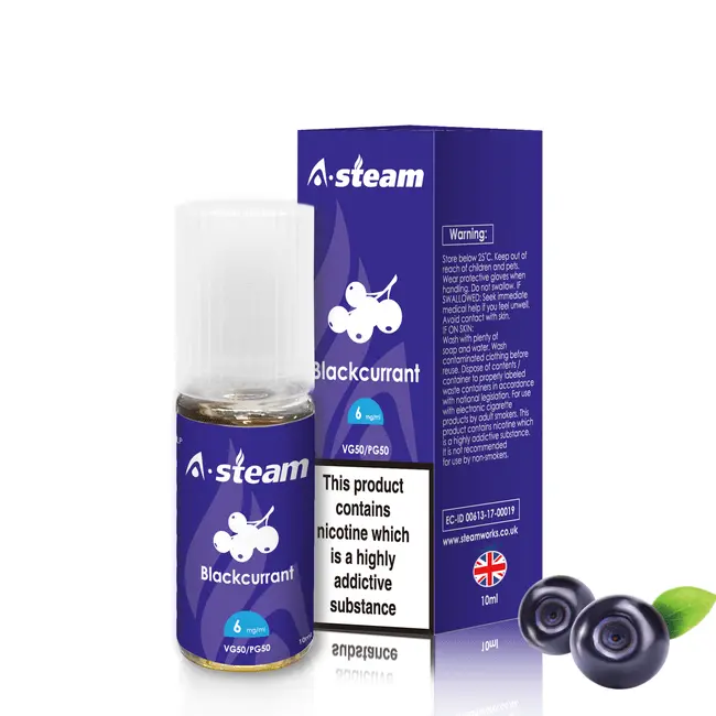 Blackcurrant by Asteam | 10ml Juice