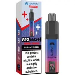 Blue Razz Cherry by Hayati Pro Max+ 6000 Pod Replacement Disposable Vape | 6000 Puff