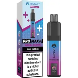 Blue Razz GB by Hayati Pro Max+ 6000 Pod Replacement Disposable Vape | 6000 Puff