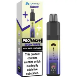 Blue Razz Lemonade by Hayati Pro Max+ 6000 Pod Replacement Disposable Vape | 6000 Puff