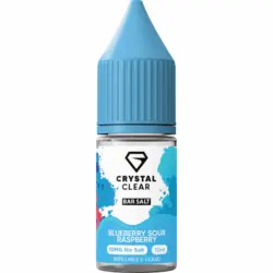Blueberry Sour Raspberry by Crystal Clear Bar Salt 10ml