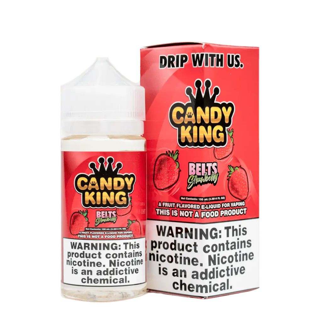 Belts Strawberry by Candy King | 100ml Shortfill