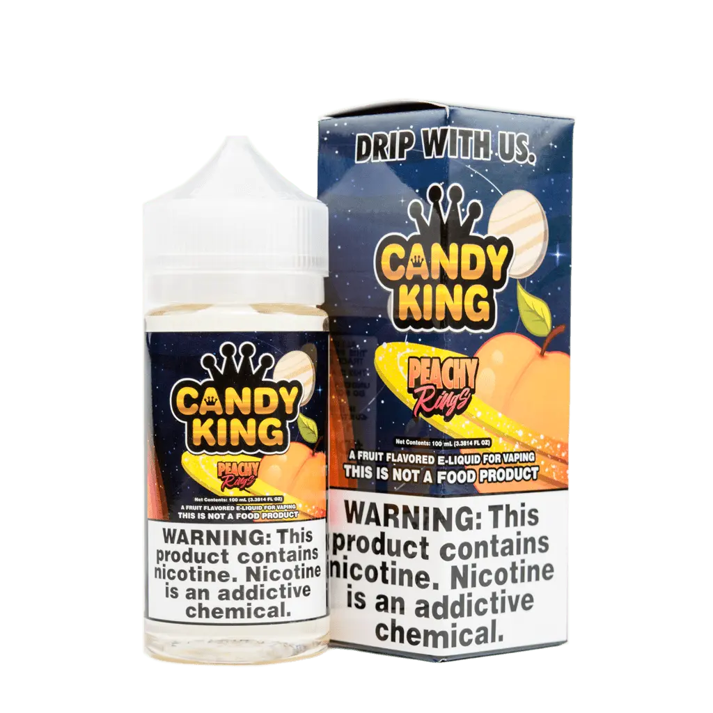 Peachy Rings by Candy King | 100ml Shortfill