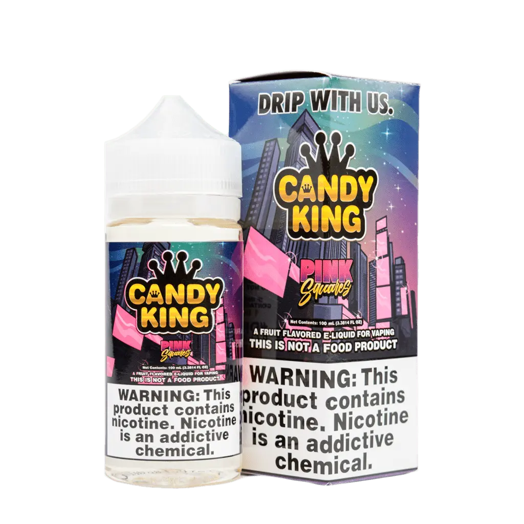 Pink Squares by Candy King | 100ml Shortfill