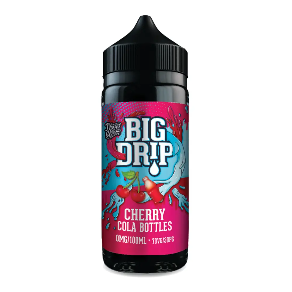 Cherry Cola Bottles by Big Drip | 100ml Shortfill