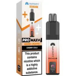 Cherry Cola by Hayati Pro Max+ 6000 Pod Replacement Disposable Vape | 6000 Puff