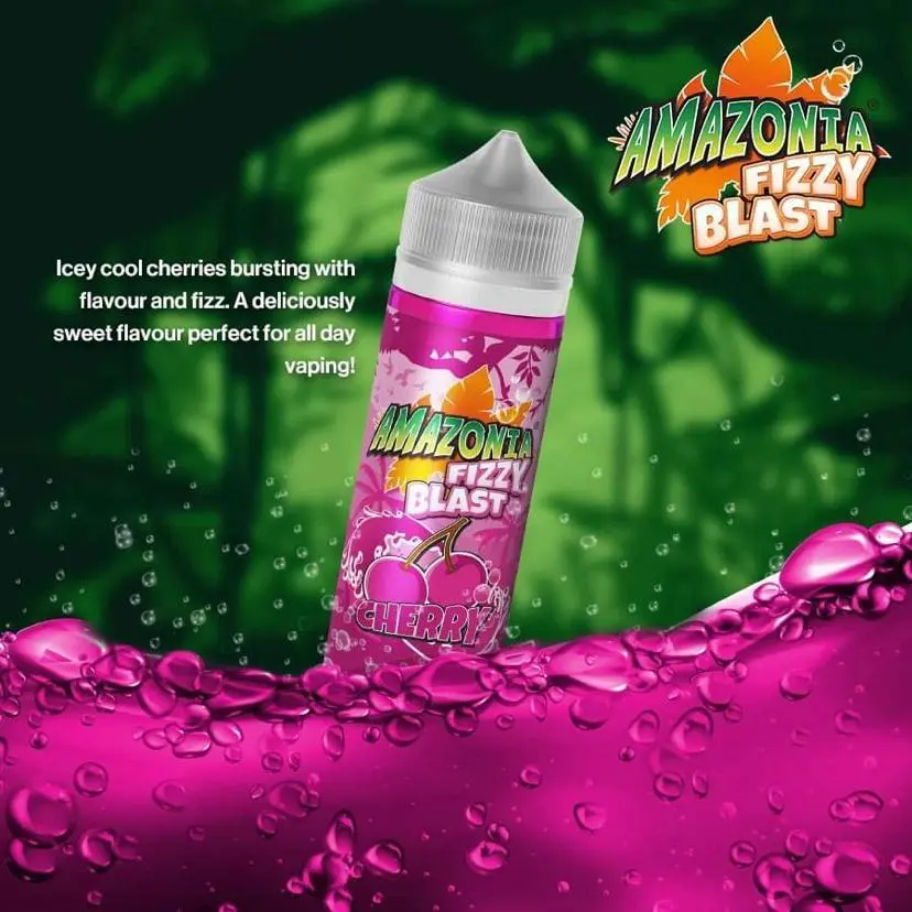 Cherry by Amazonia Fizzy Blast | 100ml Shortfill