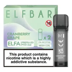 Cranberry Grape ELFA Pods by Elf Bar | Pre-filled Pods