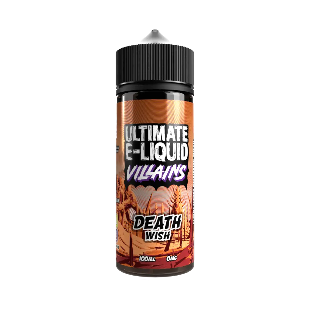 Death Wish by Ultimate E-Liquid Villains | 100ml Shortfill