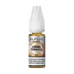 Cream Tobacco by ELFLIQ Salts | Sold as 10 x 10ml