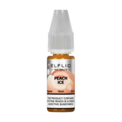 Peach Ice by ELFLIQ Salts | Sold as 10 x 10ml