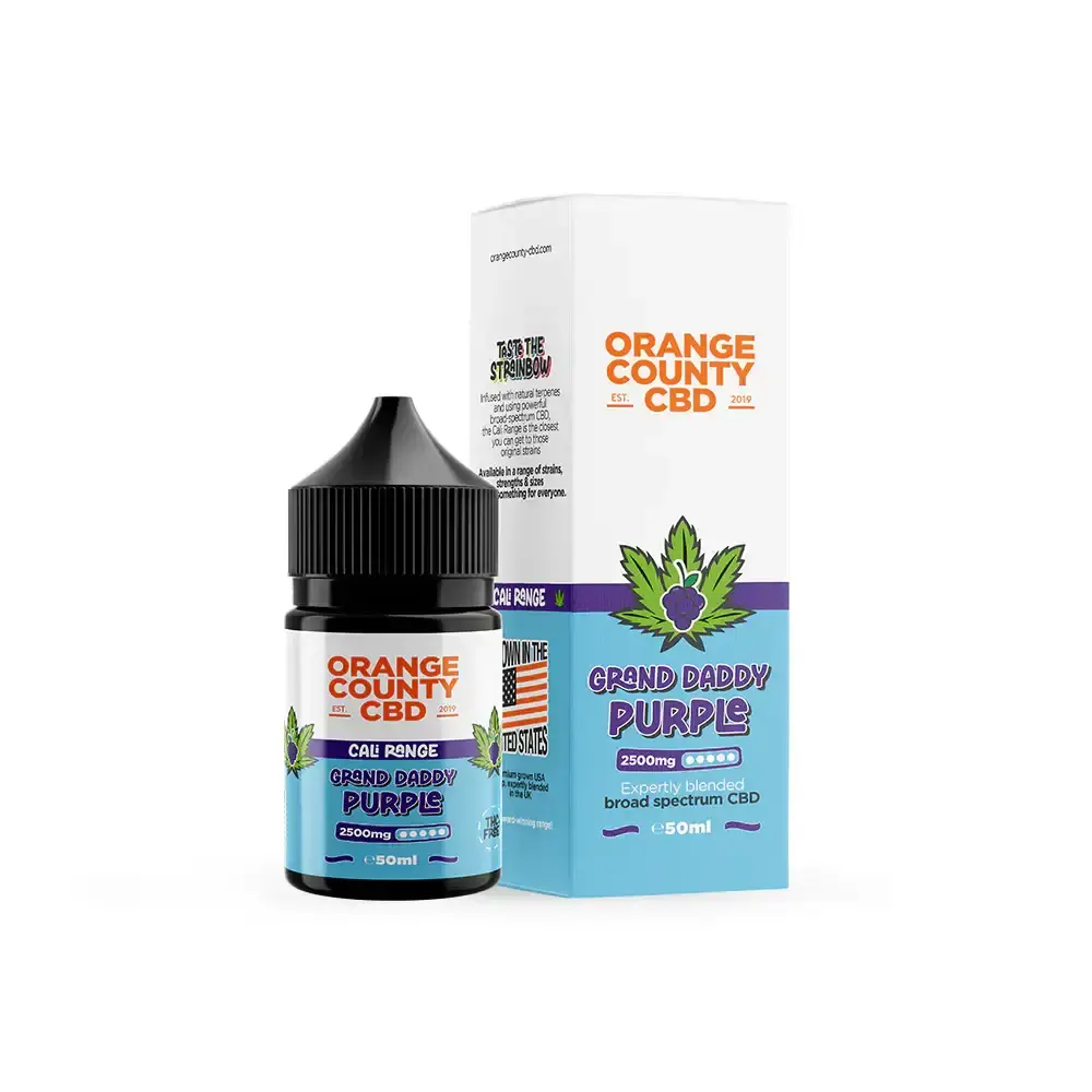 Grand Daddy Purple 15002500mg Orange County CBD E-Liquid 50ml