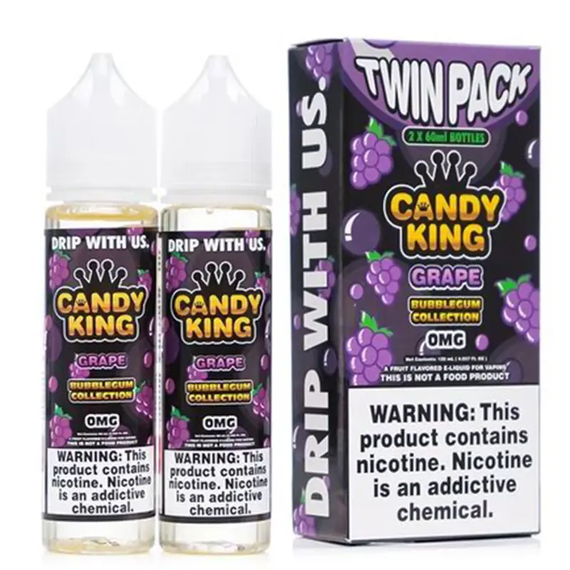 Grape by Candy King Bubblegum | 100ml Shortfill