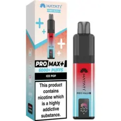 Ice Pop by Hayati Pro Max+ 6000 Pod Replacement Disposable Vape | 6000 Puff
