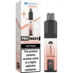 Juicy Peach by Hayati Pro Max+ 6000 Pod Replacement Disposable Vape | 6000 Puff