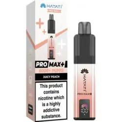 Juicy Peach by Hayati Pro Max+ 6000 Pod Replacement Disposable Vape | 6000 Puff