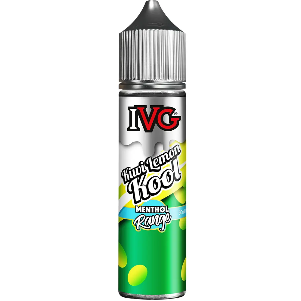 Kiwi Lemon Kool by IVG Menthol Range | 50ml Shortfill