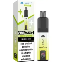 Lemon Lime by Hayati Pro Max+ 6000 Pod Replacement Disposable Vape | 6000 Puff