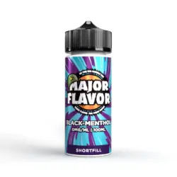 Black Menthol by Major Flavor  | 100ml Shortfill