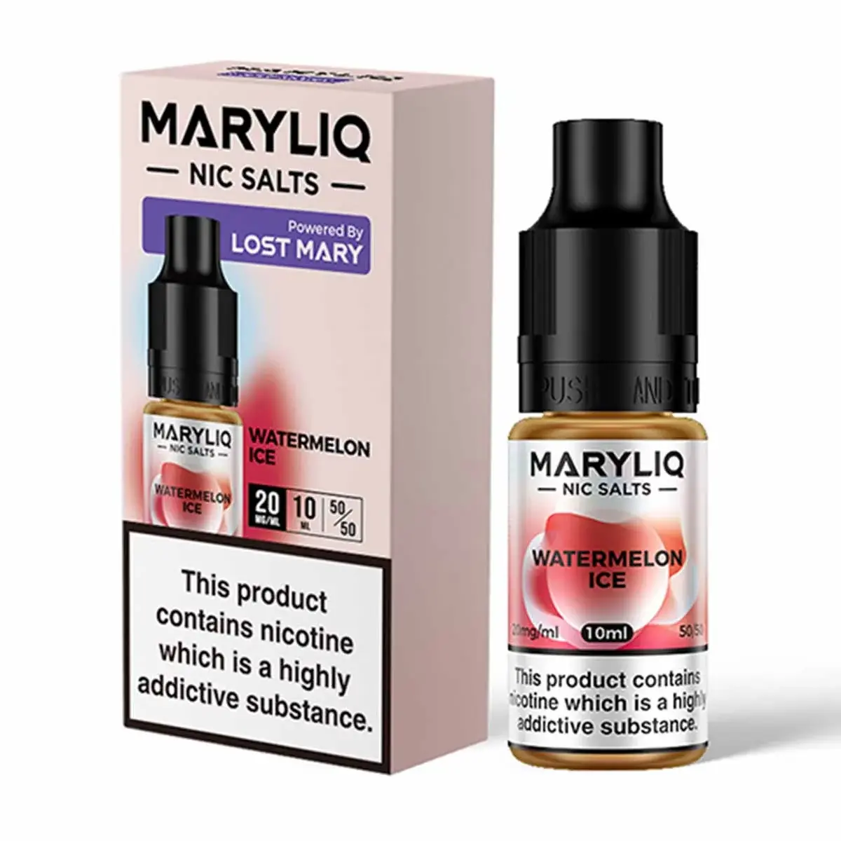 Watermelon Ice by MARYLIQ Nic Salts 10ml