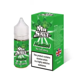Menthol by Mr Salt 10ml | Sold As 5 x 10ml