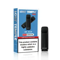 Mr Blue Vape Pen Pod Pack by Lost Temple